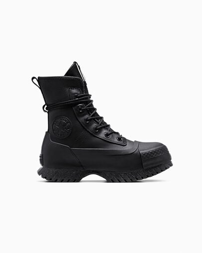 Black / Grey Converse Chuck Taylor All Star Lugged 2.0 XHi Waterproof Leather Men Platform Shoes Canada | C-82165739