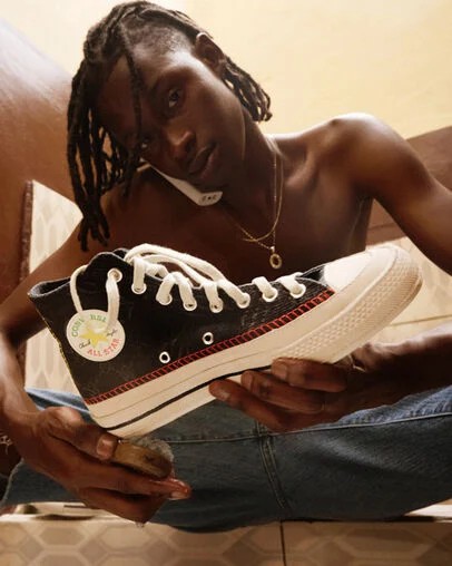 Black / Multicolor Converse Converse x Daily Paper Chuck 70 Men Sneakers Canada | C-85063219