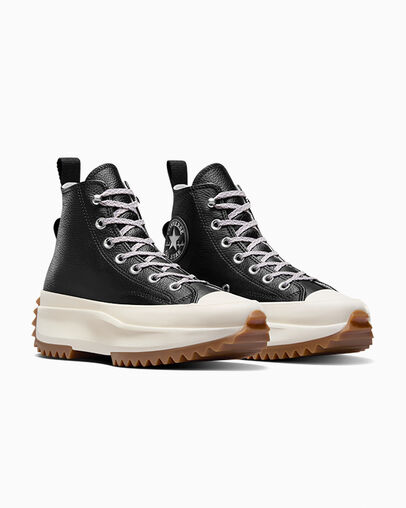 Black / Orange Converse Run Star Hike Women Platform Shoes Canada | C-90237159