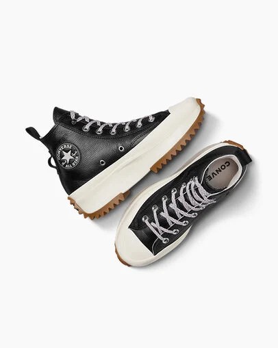 Black / Orange Converse Run Star Hike Women Platform Shoes Canada | C-90237159