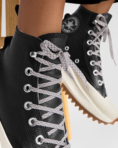 Black / Orange Converse Run Star Hike Women Platform Shoes Canada | C-90237159