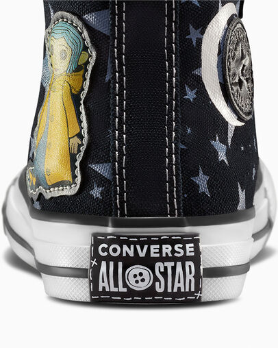 Black / Pink Converse Converse x Coraline Chuck Taylor All Star Easy On Kids' Sneakers Canada | C-24635979