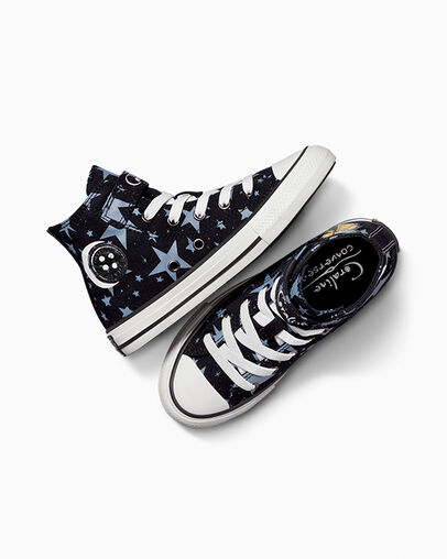 Black / Pink Converse Converse x Coraline Chuck Taylor All Star Easy On Kids' Sneakers Canada | C-24635979