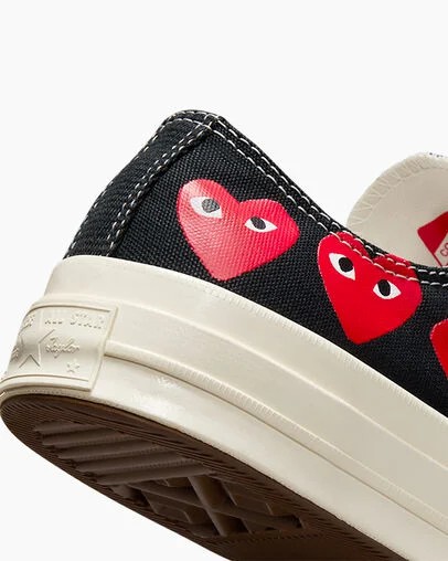 Black / Red Converse Converse x PLAY Comme des Garçons Chuck 70 Multi Heart Men Sneakers Canada | C-18079539