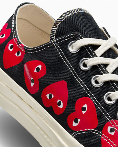 Black / Red Converse Converse x PLAY Comme des Garçons Chuck 70 Multi Heart Men Sneakers Canada | C-18079539