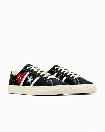 Black / Red Converse Converse x PLAY Comme des Garçons One Star Academy Pro Women Tennis Shoes Canada | C-60398579