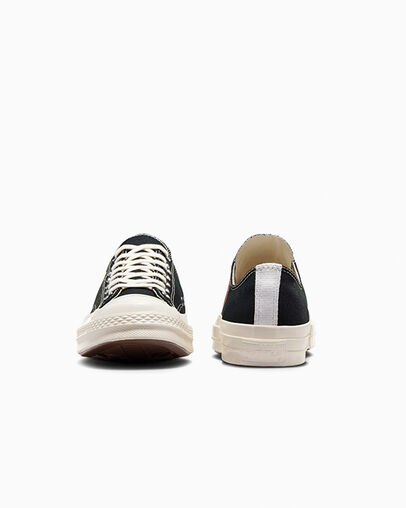 Black / Red Converse PLAY Comme des Garçons Single Heart Chuck 70 Women Sneakers Canada | C-94217859