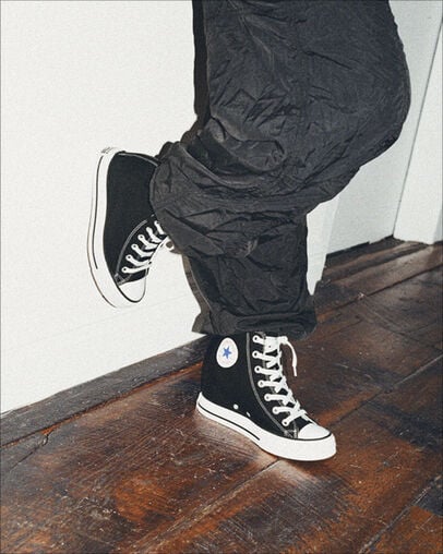 Black / Red / Navy Converse Chuck Taylor All Star Wedge Women Platform Shoes Canada | C-32570149