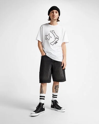 Black / White Converse CONS Chuck Taylor All Star Pro Suede Men Skate Shoes Canada | C-83506299