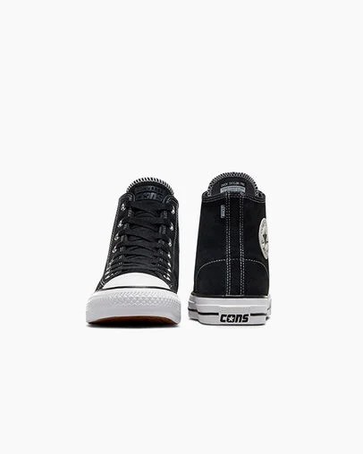 Black / White Converse CONS Chuck Taylor All Star Pro Suede Women Skate Shoes Canada | C-12736049