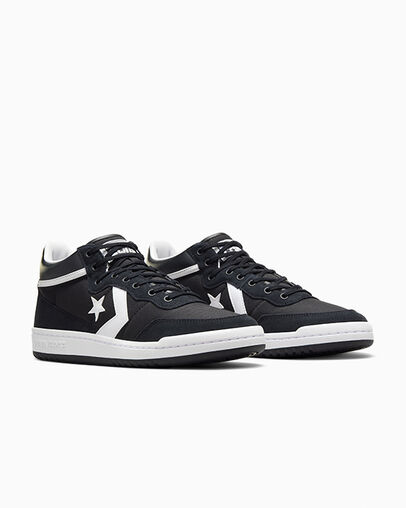 Black / White Converse CONS Fastbreak Pro Leather & Suede Men Skate Shoes Canada | C-60934289