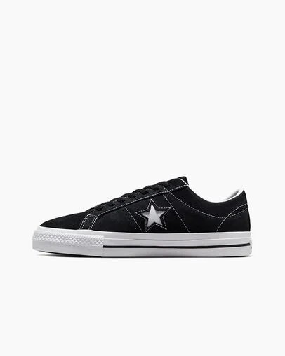 Black / White Converse CONS One Star Pro Suede Women Skate Shoes Canada | C-75491269