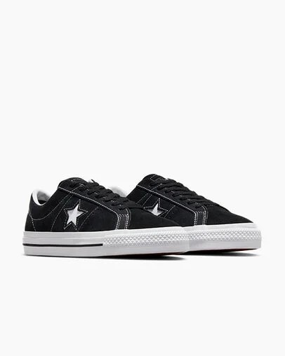 Black / White Converse CONS One Star Pro Suede Women Skate Shoes Canada | C-75491269
