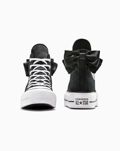 Black / White Converse Chuck Taylor All Star Lift Women Platform Shoes Canada | C-58397619