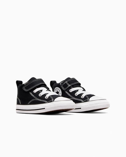 Black / White Converse Chuck Taylor All Star Malden Street Kids' Boots Canada | C-67183409