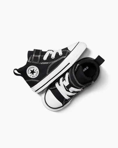Black / White Converse Chuck Taylor All Star Malden Street Kids' Boots Canada | C-67183409