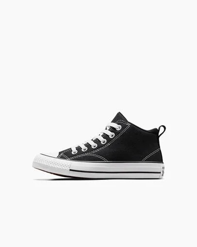 Black / White Converse Chuck Taylor All Star Malden Street Kids' Boots Canada | C-21873659
