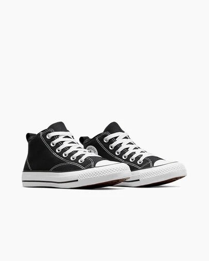 Black / White Converse Chuck Taylor All Star Malden Street Kids' Boots Canada | C-21873659