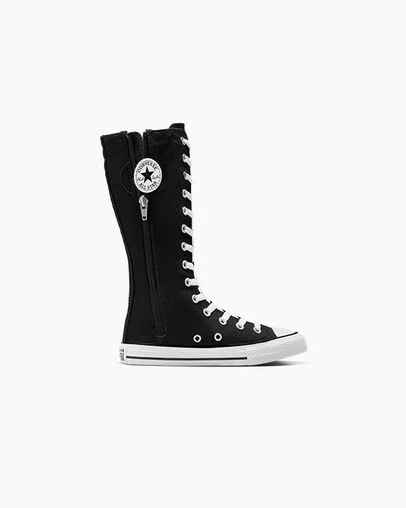 Black / White Converse Chuck Taylor All Star XHi Kids' Sneakers Canada | C-08796329