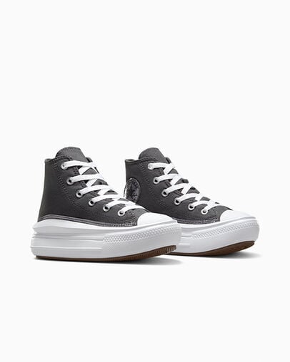 Black / White Converse Chuck Taylor All Star Move Glitter Kids' Sneakers Canada | C-35870469