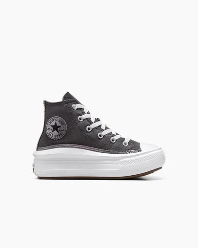Black / White Converse Chuck Taylor All Star Move Glitter Kids\' Sneakers Canada | C-35870469