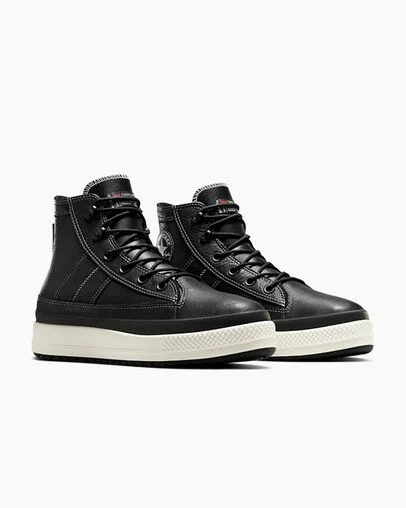 Black / White Converse Chuck Taylor All Star Equip Waterproof Men Boots Canada | C-14865329