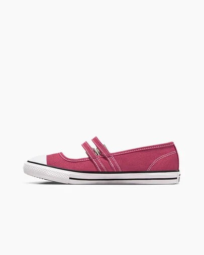 Black / White Converse Chuck Taylor All Star Dainty Women Mary Jane Canada | C-45971029