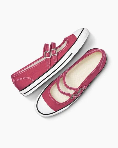 Black / White Converse Chuck Taylor All Star Dainty Women Mary Jane Canada | C-45971029