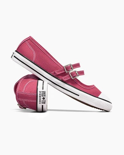Black / White Converse Chuck Taylor All Star Dainty Women Mary Jane Canada | C-45971029