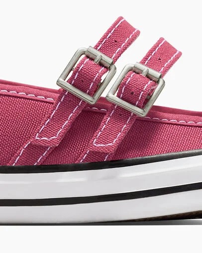 Black / White Converse Chuck Taylor All Star Dainty Women Mary Jane Canada | C-45971029