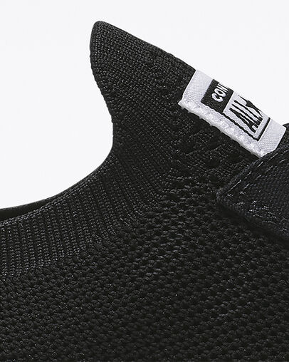 Black / White Converse Chuck Taylor All Star Shoreline Knit Women Slip On Shoes Canada | C-27693089