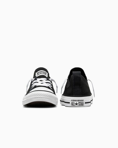Black / White Converse Chuck Taylor All Star Shoreline Knit Women Slip On Shoes Canada | C-27693089