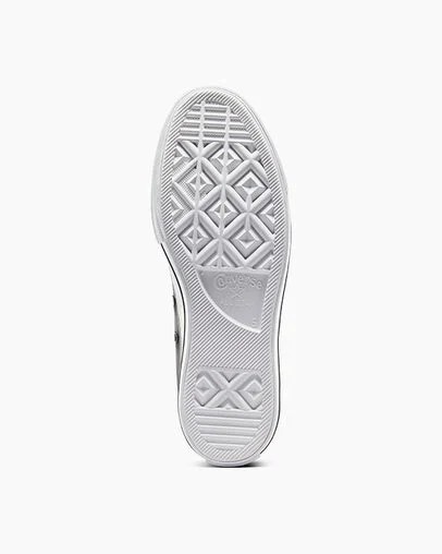 Black / White Converse Chuck Taylor All Star Leather Women Platform Shoes Canada | C-42786159