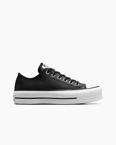 Black / White Converse Chuck Taylor All Star Lift Women Platform Shoes Canada | C-82350619