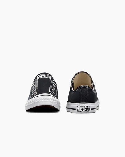 Black / White Converse Chuck Taylor All Star Women Slip On Shoes Canada | C-48612509