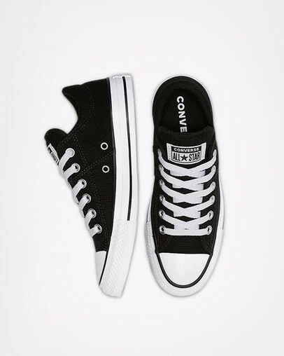 Black / White Converse Chuck Taylor All Star Madison Women Canvas Shoes Canada | C-80452369