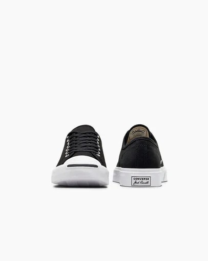 Black / White Converse Jack Purcell Women Canvas Shoes Canada | C-19736859