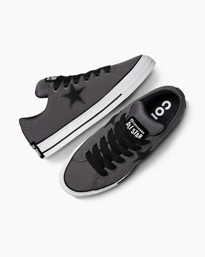 Black / White Converse One Star Puff Women Skate Shoes Canada | C-95124679