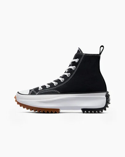 Black / White Converse Run Star Hike Men Platform Shoes Canada | C-84936529