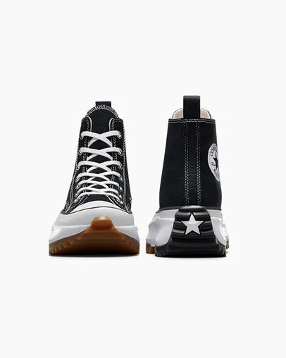 Black / White Converse Run Star Hike Men Platform Shoes Canada | C-84936529