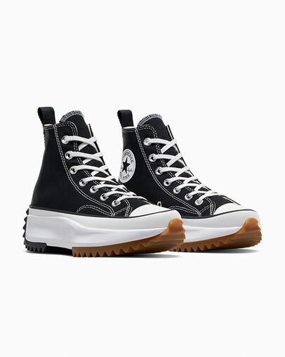 Black / White Converse Run Star Hike Men Platform Shoes Canada | C-04635129