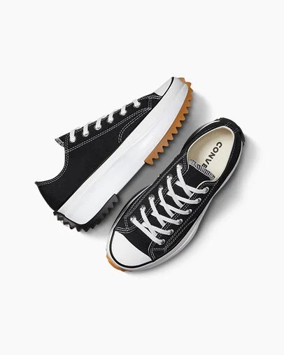 Black / White Converse Run Star Hike Men Platform Shoes Canada | C-57643189
