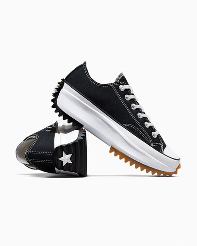 Black / White Converse Run Star Hike Men Platform Shoes Canada | C-57643189