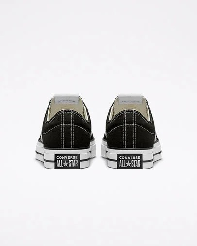 Black / White Converse Star Player 76 Premium Men Canvas Shoes Canada | C-28165499