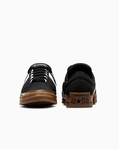 Black / White Converse Star Player 76 Puff Women Skate Shoes Canada | C-05842199