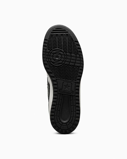 Black / White Converse Weapon Leather Women Basketball Shoes Canada | C-10285739