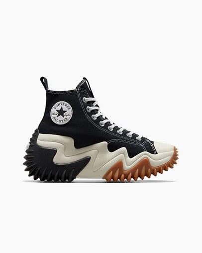 Black / White / Orange Converse Run Star Motion Women Platform Shoes Canada | C-89610279