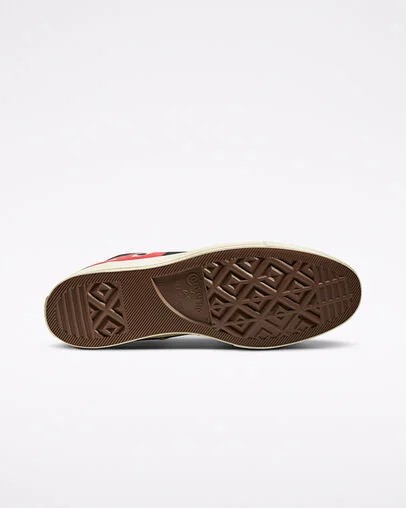 Black / White / Red Converse Converse x PLAY Comme des Garçons Chuck 70 Men Sneakers Canada | C-35689079