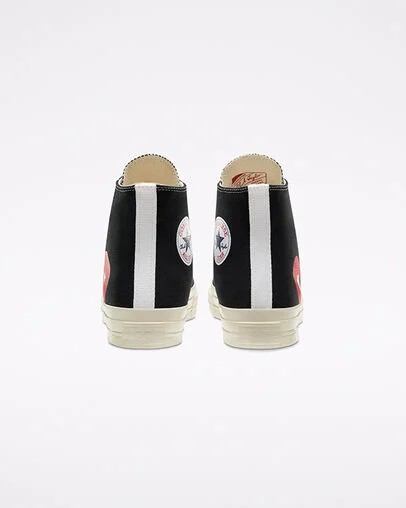 Black / White / Red Converse Converse x PLAY Comme des Garçons Chuck 70 Men Sneakers Canada | C-35689079