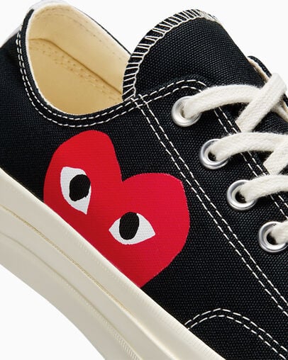 Black / White / Red Converse Converse x PLAY Comme des Garçons Chuck 70 Men Sneakers Canada | C-87062419